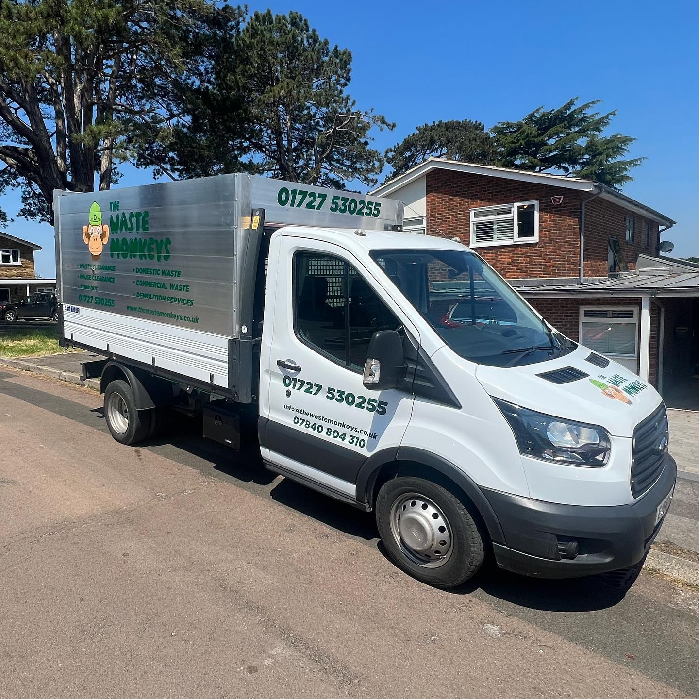 the waste monkeys van