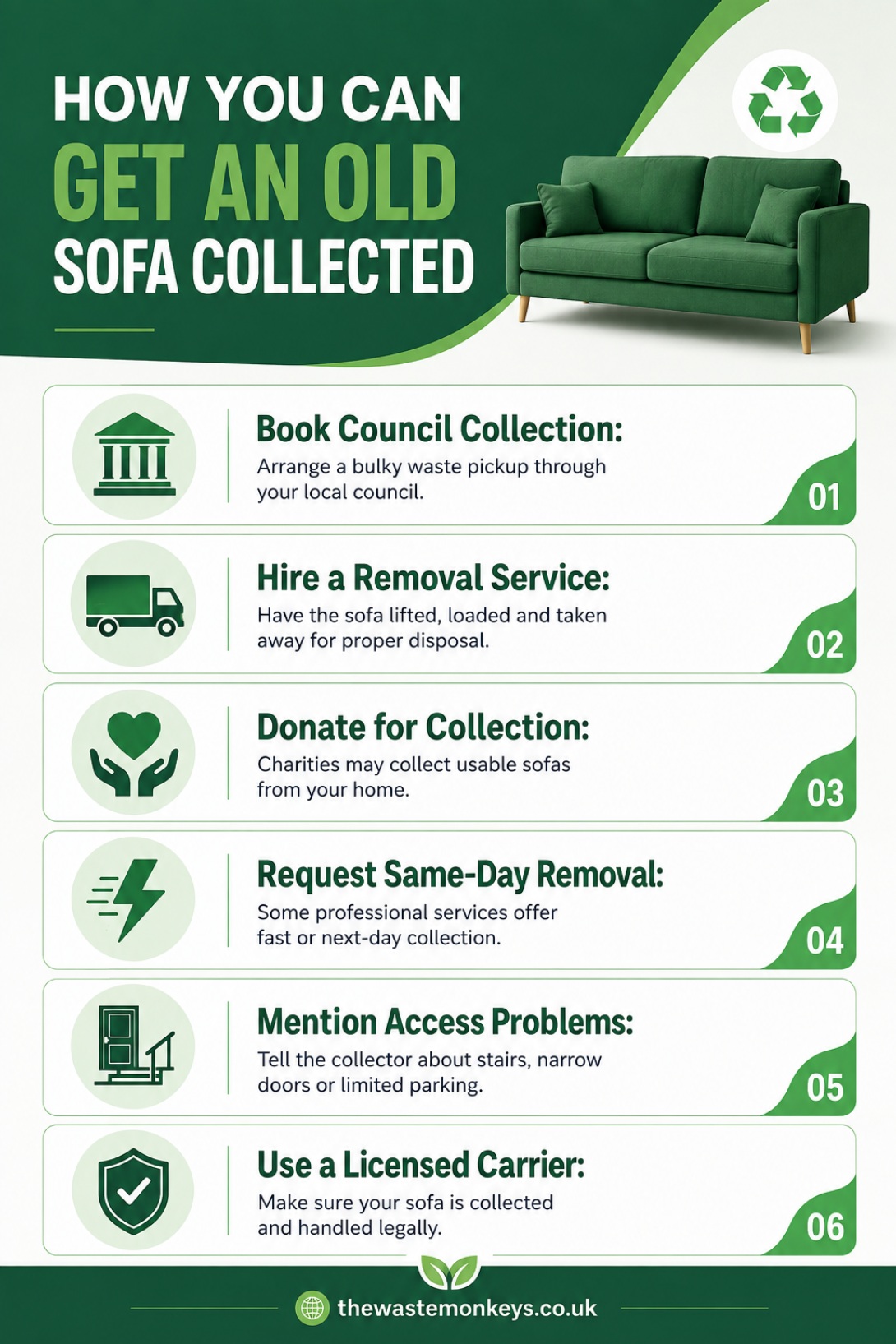 How you can get an old sofa collection